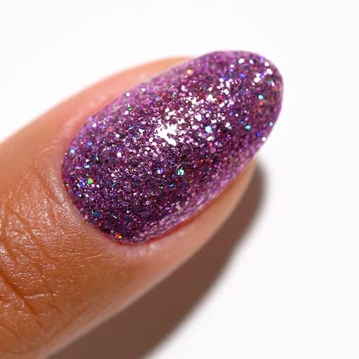 Miniatura 2 de DND - Juego de esmaltes de gel con purpurina y esmalte de uñas con purpurina, 0.5 onzas líquidas