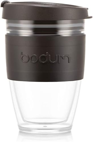 Bodum, Joy Cup - Taza de viaje de doble pared, 8 onzas, color negro