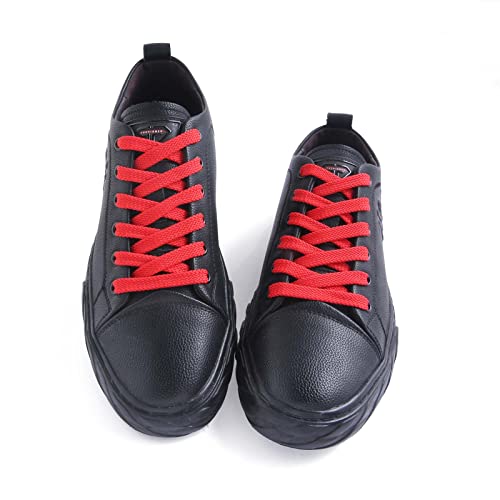 Image of VSUDO 2 Pairs Double Layer Flat Sneaker Shoe Lace, Flat Shoelace /Shoe String