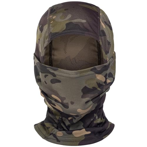 Image of Camo Balaclava Ski Face Mask UV Protector for Man and Women Hunting Fishing Motorcycle Windproof&Military Tactical