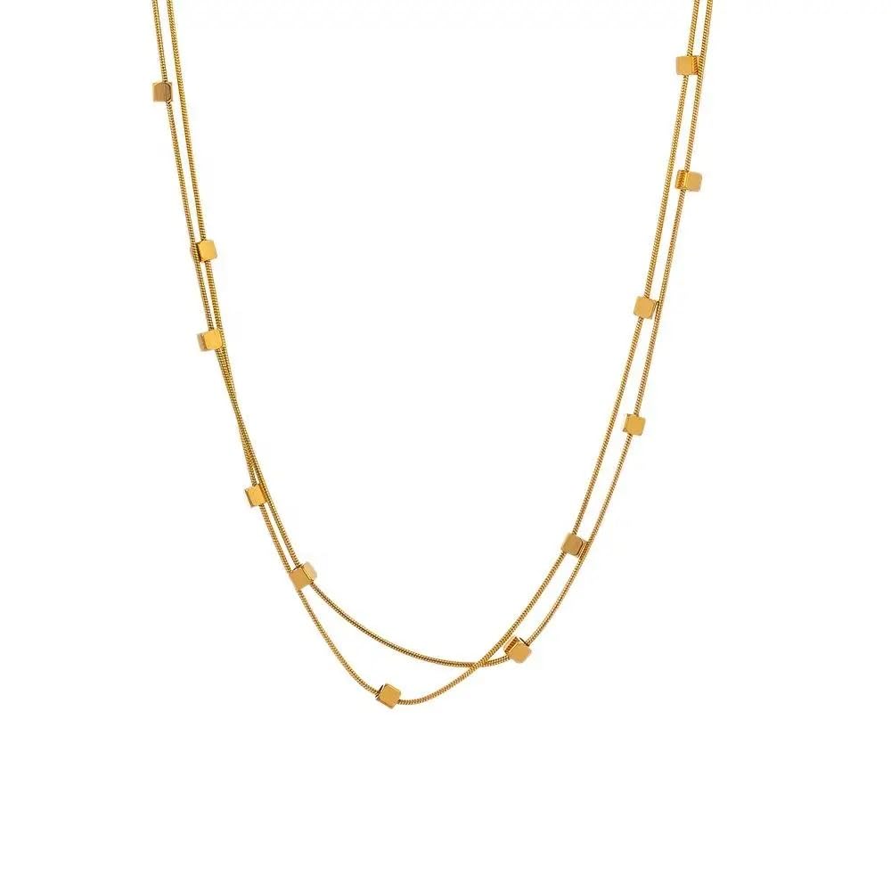 See full amazon price history chart for El Regalo Stainless Steel Geometric Chain Necklace for Girls & Women - Waterproof & Minimalist Square Double Layer Chain- Anti Tarnish Jewelry- Gift for Her El Regalo Stainless Steel Geometric Chain Necklace for Girls & Women - Waterproof & Minimalist Square Double Layer Chain- Anti Tarnish Jewelry- Gift for Her (B0CSZ5PNPF) Amazon Price History, Amazon Price Tracker