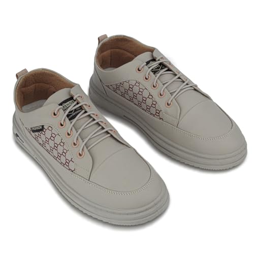 Image of Shoes for Men Casual Fashion Sneakers with Mesh Breathable Upper Non-Slip Rubber Sole, Stylish, Exclusive Trendy Sports Running Shoes (Multicolours)