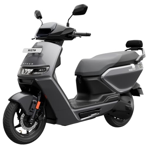 Image of Ather Rizta Z 123 KM IDC range in Deccan Grey Mono booking for Ex-Showroom