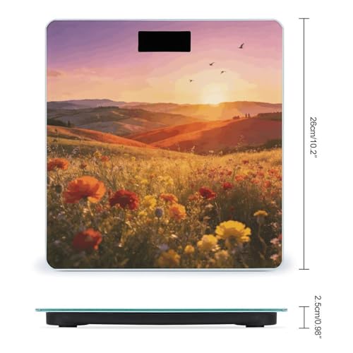 Báscula digital para baño con pantalla LCD de 400 lb/180kg miniatura 2