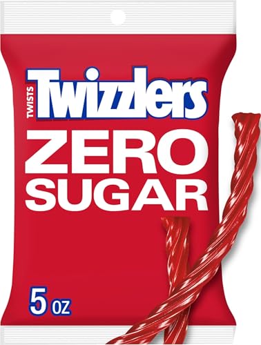 TWIZZLERS Zero Sugar Twists Strawberry Flavored...