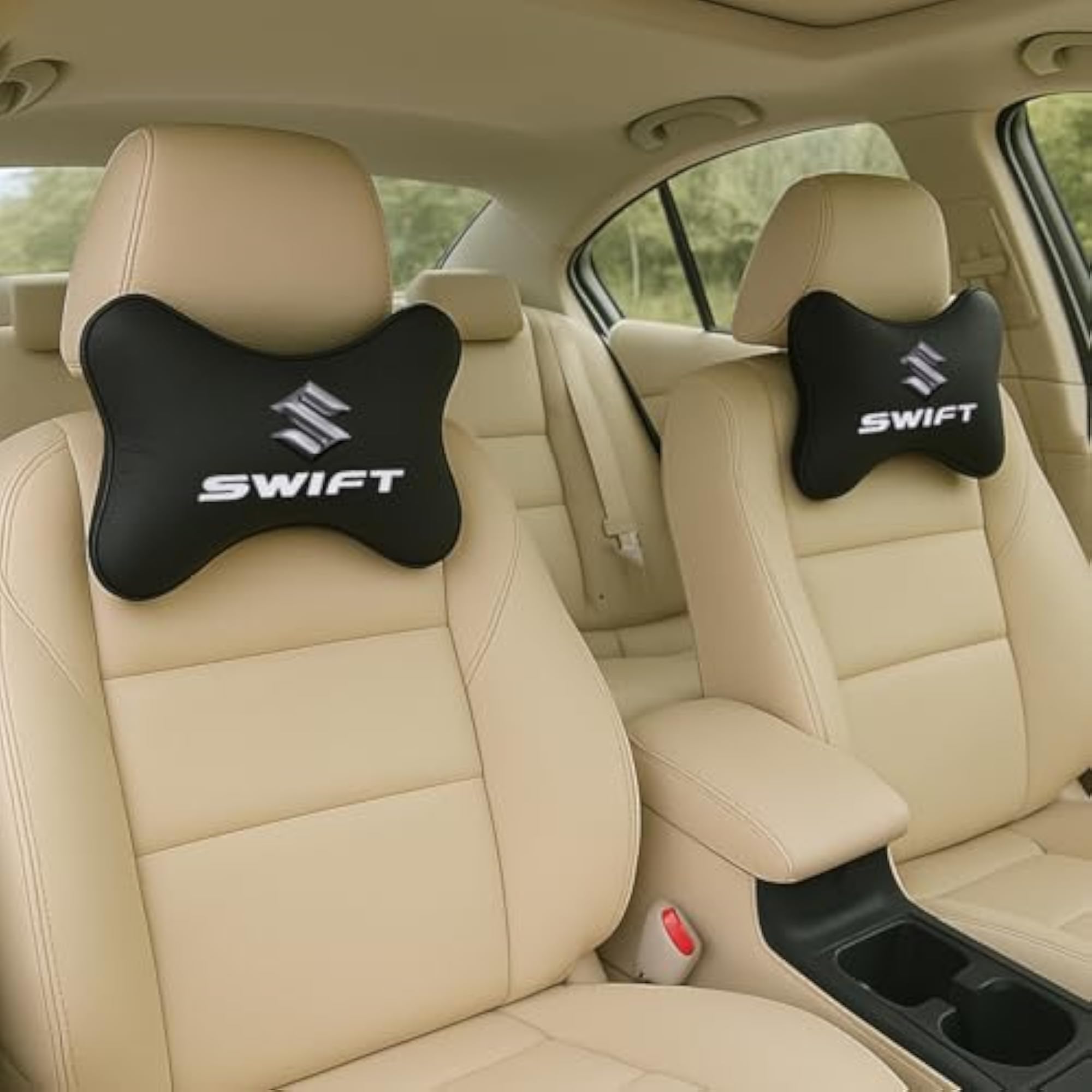 Maruti Suzuki Swift Car Headrest Neck Pillow, Ergonomic Support