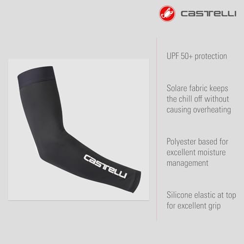 CASTELLI UPF 50 + Light Arm 2 Sleeves, UPF 50 Breathable Sleeve for Cycling, Road Biking & Gravel Riding, Men & Women2