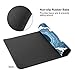Japanese Blue and White Wave Gaming Mouse Pad XL, Extended Large Full Desk Mousepad 31.5 X 11.8 Inch, Big Mouse Pad with Stitched Edge, Non-Slip Long Computer Keyboard Mat for Office & Home Caburywe