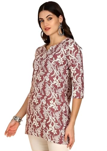 Image of Cotton Printed Short Kurti for Women