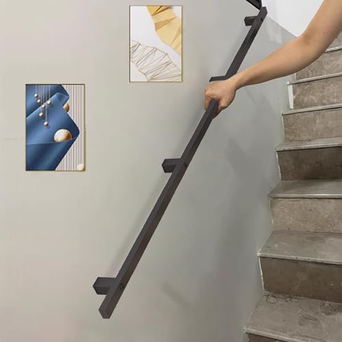 Rampe d'escalier haut de gamme en métal forgé kit complet 180 cm - 2