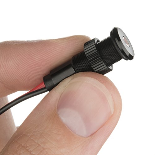 Lámpara LED para tableros Oznium 12V con bisel negro miniatura 5