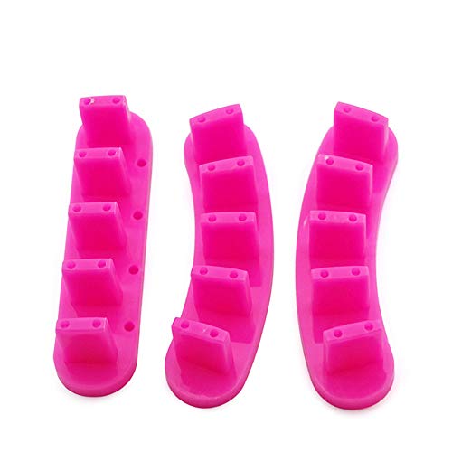 KADS 3pcs/set High Qulity PlasticTip Stand for Practice Use Practice Training Nail Art False Tips Display Training Tool