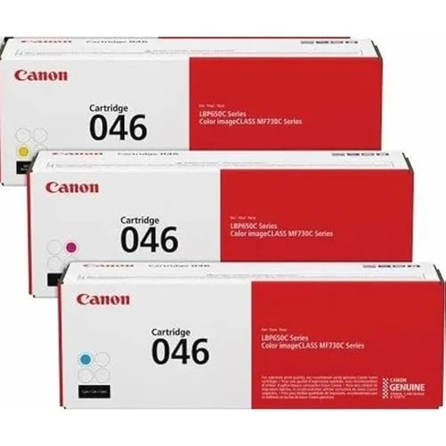 Canon 046 H　トナーカートリッジ イエロー シアンセット Amazon.co.jp: Canon CRG-046 3色 シアン マゼンタ イエロー