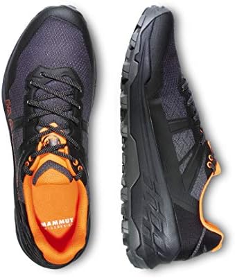 Mammut Men's Jogging Trail Running Shoe, Black Vibrant Orange, 10 UK | Image 4