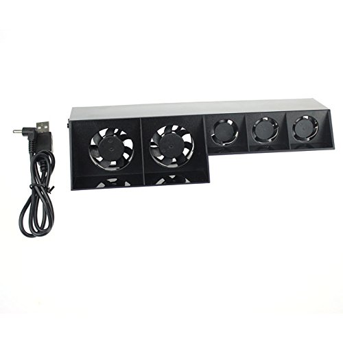 USB Cooling Fan Cooler 5-Fan for Sony Playstation PS4 Gaming Console