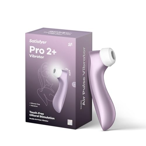 Satisfyer Pro 2 Plus | Lila | Vibrator & Klitoris-Stimulation für die Frau | Sauger und Auflegevibrator | Druckwellenvibrator für Sie | Starkes und leises Sex-Spielzeug für Damen