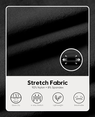 5 Inch Inseam Shorts for Men Short Golf Shorts Mens Casual Dry Fit Hybrid Trunks Athletic Fit Running Stretch4