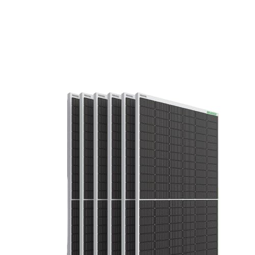 WAAREE Solar Panel 545 Watt (Pack of 6) II Half-Cut II 144 Cells Mono ...