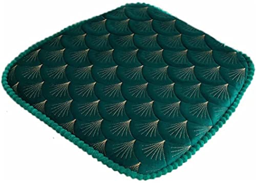Stuhlkissen In U-Form Für Die Küche, Sitzkissen Für Den Innenbereich Für Esszimmerstühle, 1/2/4er-Pack Mit Bändern, Waschbare Und Abnehmbare Rutschfeste Stuhlpolster ( Color : Green , Size : 1pack ) Cover