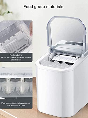 Máquina eléctrica portátil para hacer hielo de encimera miniatura 5