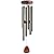 Bursvik Large Aluminium Wind Chimes 37 Inches to Create a Zen Atmosphere Suitable for Outdoor, Garden, Patio Decoration. Classic Wind Chimes with Wind Catcher Suitable as A Gift for Unisex(Copper)