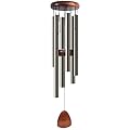 Bursvik Large Aluminium Wind Chimes 37 Inches to Create a Zen Atmosphere Suitable for Outdoor, Garden, Patio Decoration. Classic Wind Chimes with Wind Catcher Suitable as A Gift for Unisex(Copper)