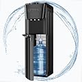Urbansync Bottom Loading Water Cooler Dispenser for 5 Gallon Bottles, 3 Temperatures with Hot, Room & Cold Spouts, Home, Office, Living Room, Child Safety Lock, Convenience and Safety.