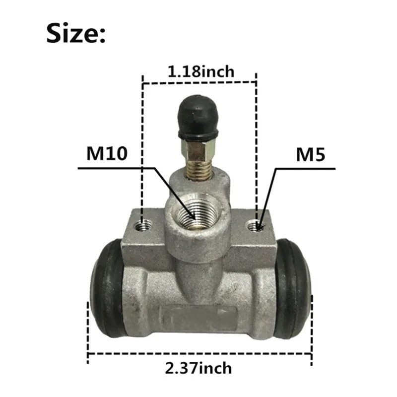 Pasuje do wózka golfowego Clubcar pojazdów turystycznych lvtong z otwartym dachem Cylinder hamulca bębnowego Cylinder hamulca koła(2 pcs)