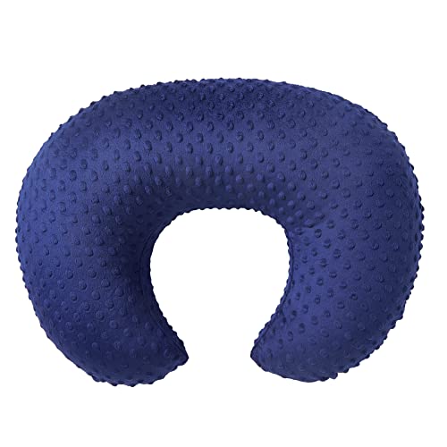 Image of Baby Nursing Pillow Cover, Nursing Pillow Slipcovers for Breastfeeding Moms, Ultra-Soft Fit Standard Infant Nursing Pillows for Infant Newborn Baby Boy Girl (Estate Blue)