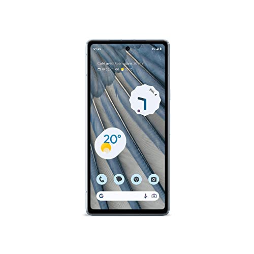 Google Pixel 7a et chargeur – Smartphone Android 5G débloqué avec objectif grand angle et 24 heures d'autonomie – Océan 3 Google Pixel 7a et chargeur – Smartphone Android 5G débloqué avec objectif grand angle et 24 heures d'autonomie – Océan – Image 3