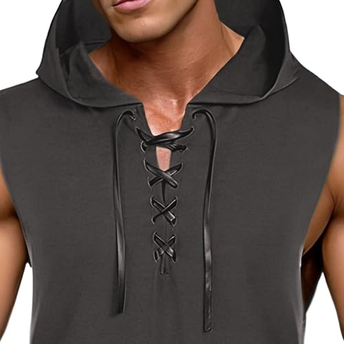 Chaleco con capucha para hombre para entrenar al aire libre 5