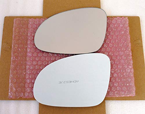 Replacement Mirror Glass with FULL SIZE ADHESIVE for VW 2006 – 2010 Jetta | 2005 - 2010 Passat | 2006 - 2010 Rabbit | 2011 - 2014 SportWagen | 2006 - 2009 GTI | 2008 - 2009 GLI | 2007 - 2008 EOS | R32 Driver Side View Left LH Replacement Mirror Glass with FULL SIZE ADHESIVE for VW 2006 – 2010 Jetta | 2005 - 2010 Passat | 2006 - 2010 Rabbit | 2011 - 2014 SportWagen | 2006 - 2009 GTI | 2008 - 2009 GLI | 2007 - 2008 EOS | R32 Driver Side View Left LH