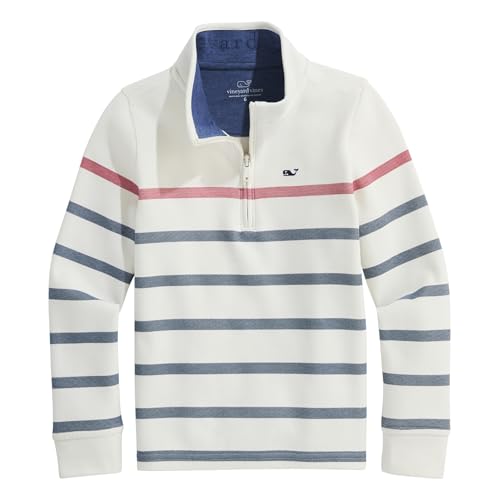 Amazon.com: vineyard vines Boys' Breton Stripe Saltwater Quarter
