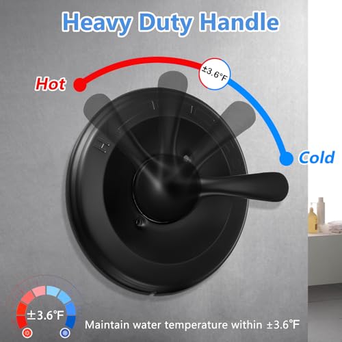 Poignée de douche Delta Classic 13 noire pour moderniser la salle de bain