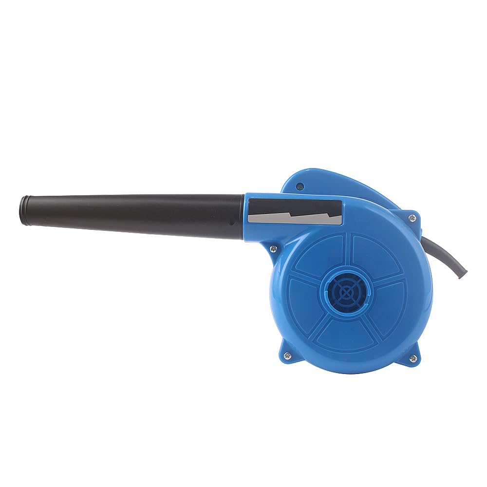 Soplador de Hojas Inalámbrico 750W 220V-240V EFICIENCIA Alta Blower ELECTRICO CAFILIZADOR DE APLICACIÓN Polvo COLECTOR PUBLO(750W Blue)