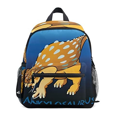Kids Backpack Dinosaurs Ankylosaurus Kindergarten Preschool Bag for Toddler Girls Boys Cover