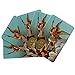 H HOLLY LINES St. Michael The Archangel Plastic Coated Prayer Cards Set of Five