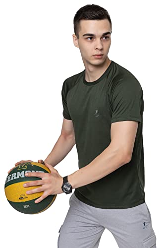 Image of Men's DRI FIT Sports Tshirt /SWEATPROOF /Anti Microbial /Extra Stretch /for Pickleball, Gym, Training, Badminton, Cricket, Tennis, Yoga, Golf (All Sports) All Colours & Sizes, Full & Half Sleeves