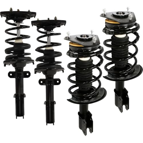 EIDZADK 4pcs Suspension Shock Absorber and Strut Assembly Set Kit Front Left Driver and Right Passenger Side Non-Adjustable for Chevy for Impala 3.4L/3.8L 2004-2005