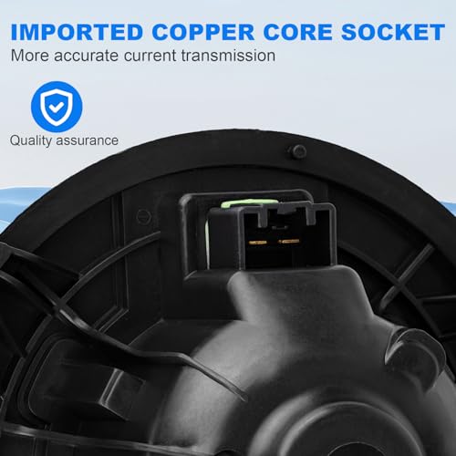 Image of HVAC Heater Blower Motor 700237 Car AC Blower Motor Compatible with Ford 2009-2017 Expedition, 2009-2014 F-150, for Lincoln 2009-2017 Navigator,AL1Z19805A 75873 Replacement Blower Motor