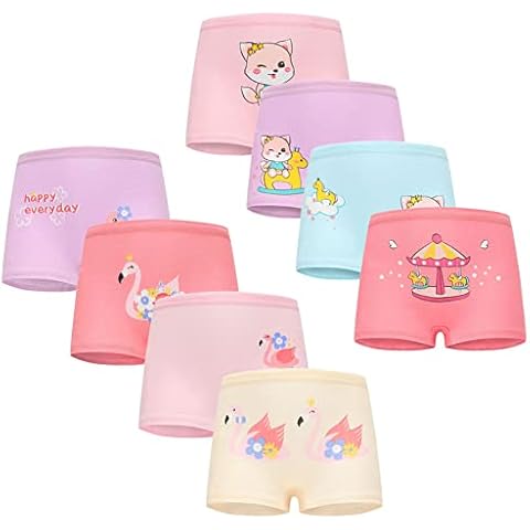 FedMois Girls Cotton Boxer Briefs Pack Cover