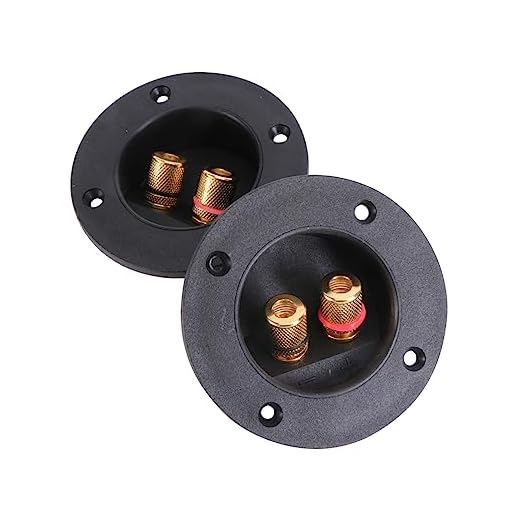 UKCOCO Sub Caixa De 8 Peças Para Kits De Fio De Copo Kits De Conectores De Duas Vias Em Polegadas Pretas Terminais Profissionais Pós-Estéreo Claro Conector Doméstico Banana