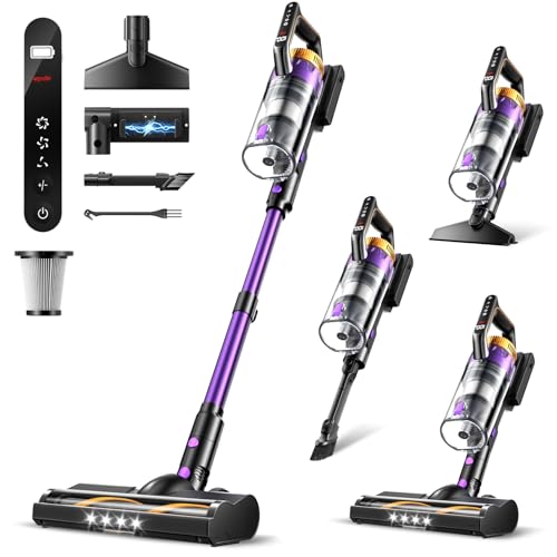Cordless Vacuum Cleaner, 580W/48Kpa Vacuum...