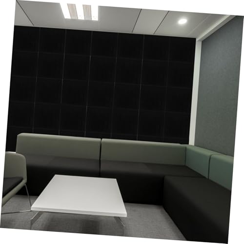 6 paneles acústicos para absorción de sonido con franjas verticales, tableros de fieltro de fibra de poliéster para aislamiento de ruido, ideales para casa, estudio, oficina, KTV y salas de ensayo miniatura 6