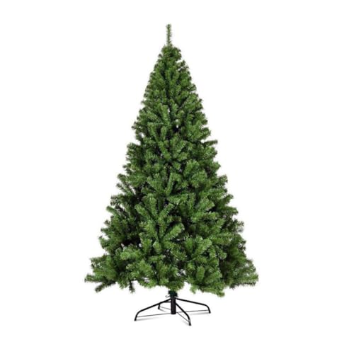 Árbol de Navidad Artificial 180 cm – Ramas Abatibles y Realistas, Estructura Desmontable, Soporte Metálico Plegable, Fácil de Montar y Guardar