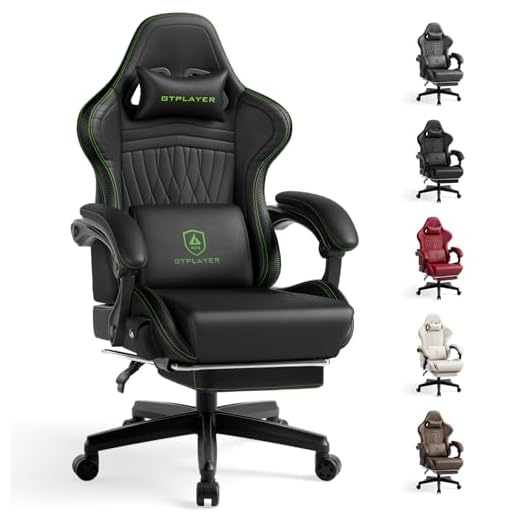 GTPLAYER Ergonomic Gaming Chair with Bluetooth Speakers