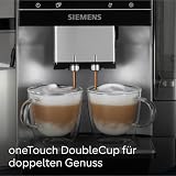 Siemens Fully Automatic Coffee Machine EQ700 Integral, Large Coloured TFT Display, 36 Hot and Cold Drinks, Cold Brew, 2-Cup Function, App Control, Automatic Cleaning System, Stainless Steel, Black - 7