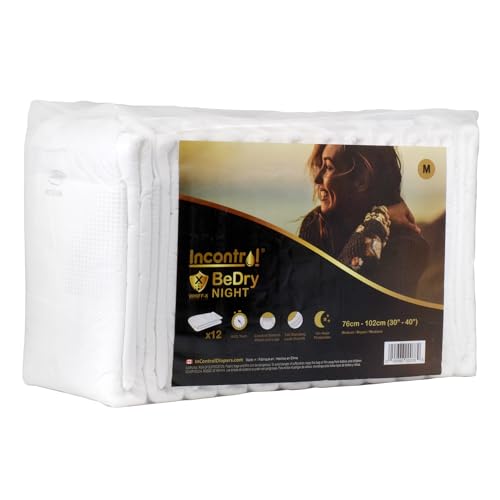 InControl BeDry Ultra Premium Night Incontinence Tabbed Briefs for Women