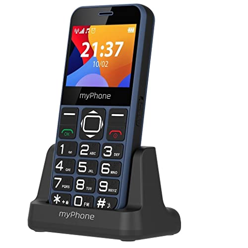 MP myPhone Halo 3 - Seniormobil med stor knappar och laddingstation