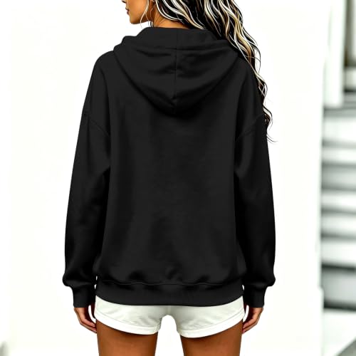 Full Front Zip Hoodies for Women Fleece Oversized Sweatshirt Cozy Hoodie - image 4